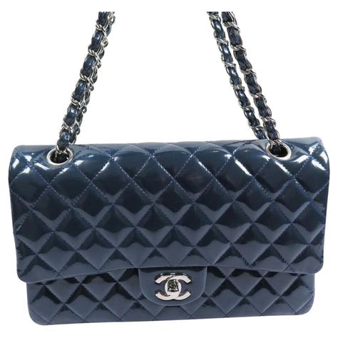 sac chanel bleu marine|Chanel bag fashion.